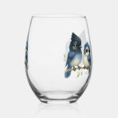 Sassy Steller's Jay Wijnglas Zonder Voet (Links)