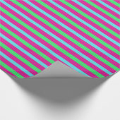 Sassy strepen cadeaupapier (Hoek)