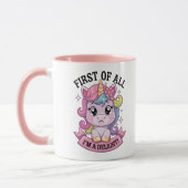 Sassy sulky unicorn mok (Links)