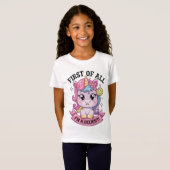Sassy sulky unicorn t-shirt (Voorkant volledig)