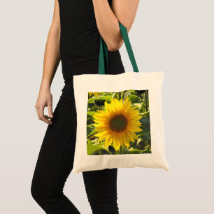 Sassy Sunflower Canvas tas