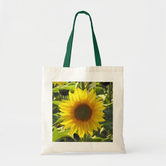Sassy Sunflower Canvas tas (Voorkant)