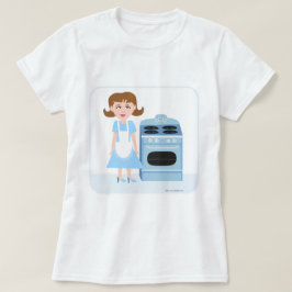 Sassy Sweet Fifties Huisvrouw Kitsch Art T-shirt