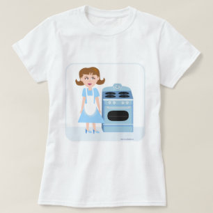Sassy Sweet Fifties Huisvrouw Kitsch Art T-shirt