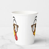 Sassy Thanksgiving Turkey Papieren Bekers (Rechts)