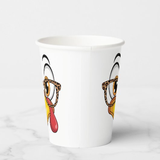 Sassy Thanksgiving Turkey  Papieren Bekers (Rechts)