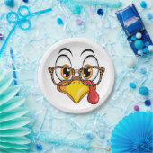 Sassy Thanksgiving Turkey  Papieren Bordje (Feest)