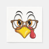 Sassy Thanksgiving Turkey  Servet (Voorkant)