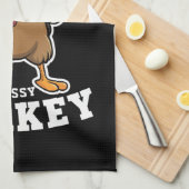 Sassy Turkije Matching Familie Thanksgiving Party Theedoek (Quarter Fold)