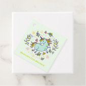 Sassy Unicorn Magical Birthday Bedankjes Labels (In situ)