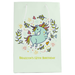 Sassy Unicorn Magical Birthday Medium Cadeauzakje