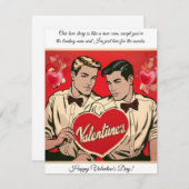 Sassy Valentijnsdag Notitiekaartje (Voorkant / Achterkant)