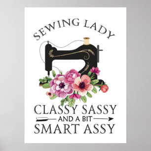 Sassy van de klasse van de naaigarij en een beetje poster