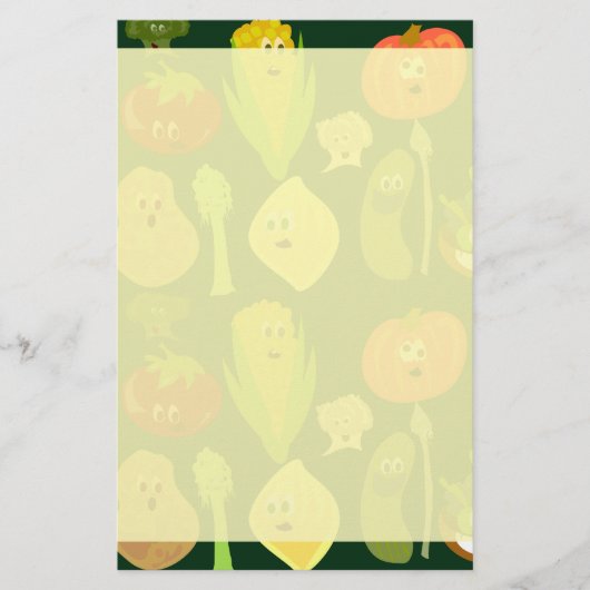 Sassy Veggies! Briefpapier (Voorkant)