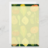 Sassy Veggies! Briefpapier (Voorkant / Achterkant)