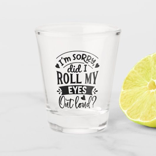 Sassy Whiskey Shot Glass Glas (Voorkant)