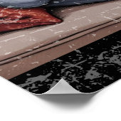 Sassy Wine Bunny Decor Poster (Hoek)