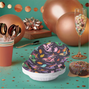 Sassy Witch Bromfietspatroon – Schattigee pastelhe Papieren Kommen