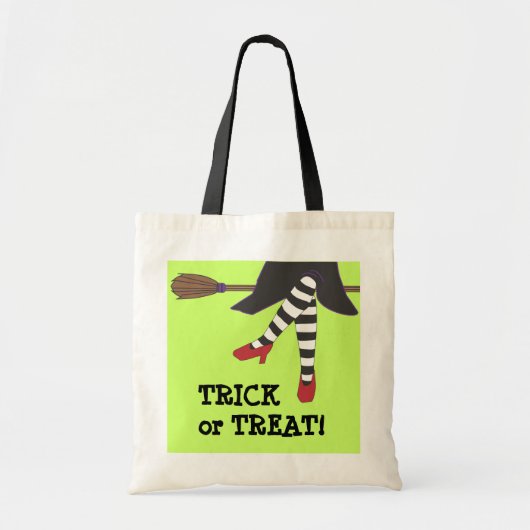 Sassy Witch Halloween Trick or treat Bag Tote Bag (Voorkant)