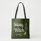 Sassy Witch Tote Bag (Voorkant)