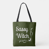 Sassy Witch Tote Bag (Achterkant)