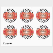 Sassy Zebra Jewelry Designer Stickers (Vel)