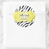 Sassy Zebra Sieraden Designer Stickers (Tas)