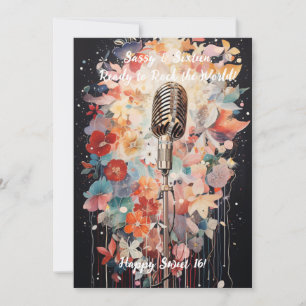 Sassy & Zestien! Zoete Zestien Verjaardagskaart Kaart