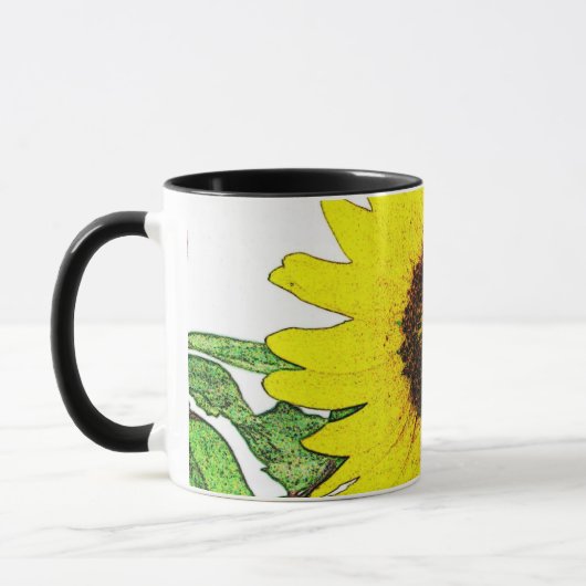 Sassy Zonnebloem Classic Mok (Links)