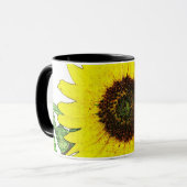 Sassy Zonnebloem Classic Mok (Voorkant links)