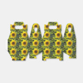 Sassy Zonnebloemen Favor Box Bedankdoosjes (Uitgevouwen)