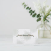 SassyBelleWares - Aangepaste kaarten Visitekaartje (Staand voorkant)