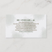 SassyBelleWares - Aangepaste kaarten Visitekaartje (Achterkant)