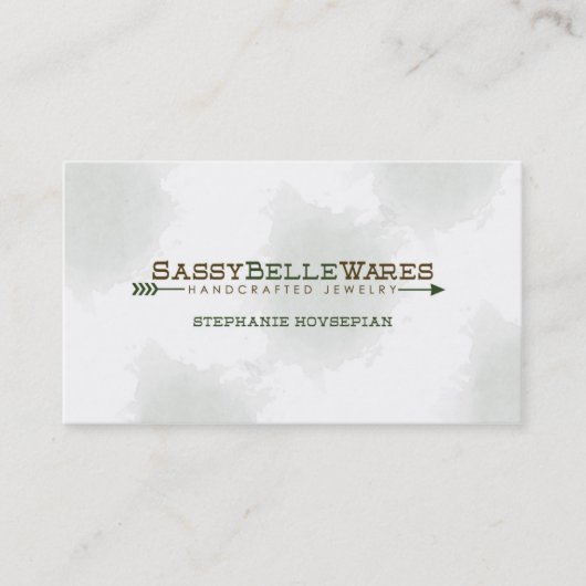 SassyBelleWares - Aangepaste kaarten Visitekaartje (Voorkant)