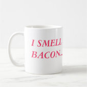 Sassydog I SMELL BACON buldog mok (Links)