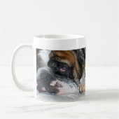 Sassydog slaperig Engels Bulldog mok (Links)