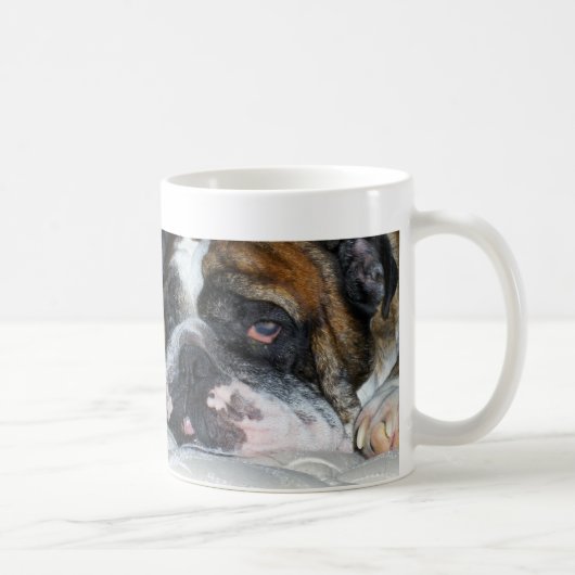 Sassydog slaperig Engels Bulldog mok (Rechts)