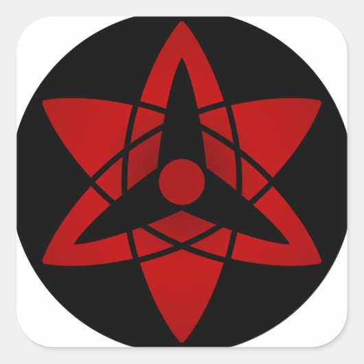 Sasuke Sharingan Sticker (Voorkant)