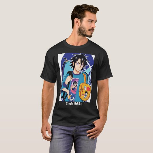Sasuke Uchiha T-shirt exclusief Collectie (Voorkant volledig)