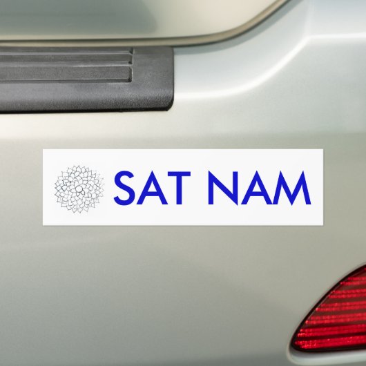SAT NAM-bumpersticker Bumpersticker (Op auto)