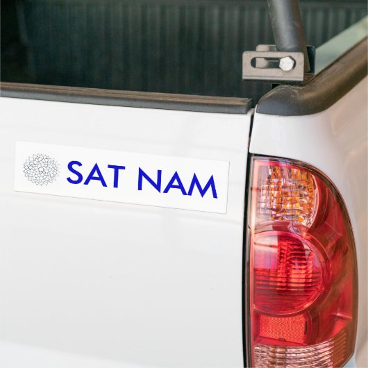 SAT NAM-bumpersticker Bumpersticker (Op Truck)