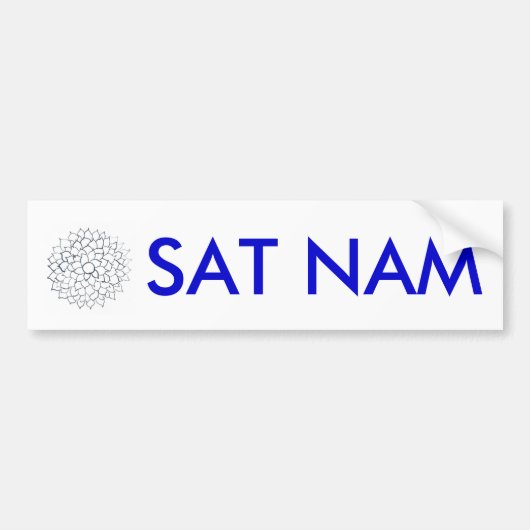SAT NAM-bumpersticker Bumpersticker (Voorkant)