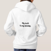 Sat Nam Hoodie Your Truth is Your Identity (Achterkant)