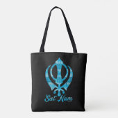 Sat Nam Khanda Canvas tas (Achterkant)