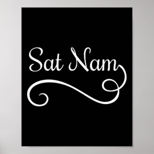 Sat Nam Kundalini Yoga Spirituele Chakra Meditatie Poster