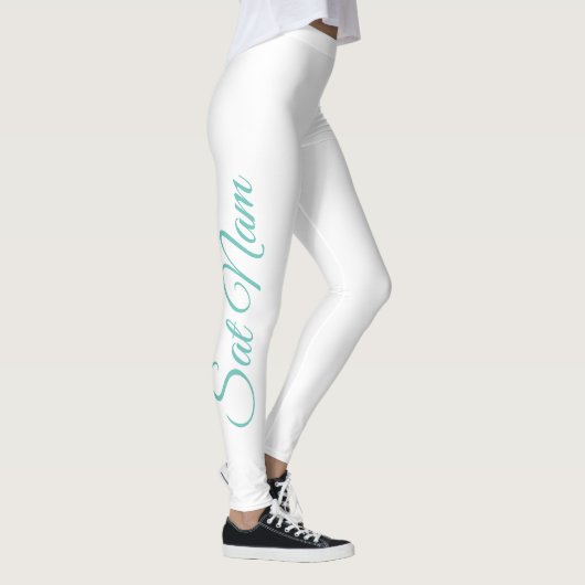 Sat Nam Mantra Script-Leggings Leggings (Rechts)
