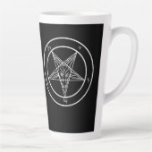 Satan Baphomet Tall 17 oz Latte Mok (Rechts)