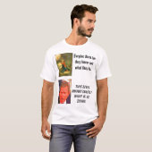 SATAN, Christus in de tuin van Gethsemane, dit.. T-shirt (Voorkant volledig)