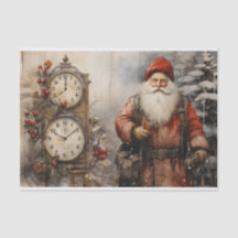 satan claus vader kerst decoupage