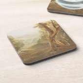 Satan Contemplating Adam en Eva in Paradise, van Drankjes Onderzetter (Linkerzijde)